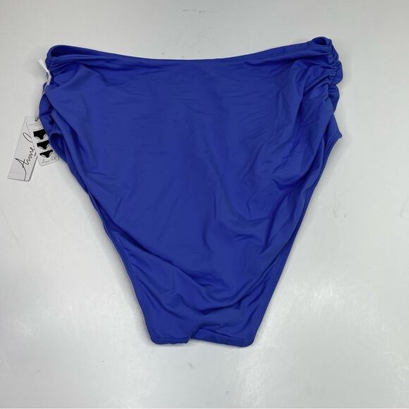 Anne Cole Live In Color Convertible Bikini bottoms peri - 22W - Picture 8 of 12